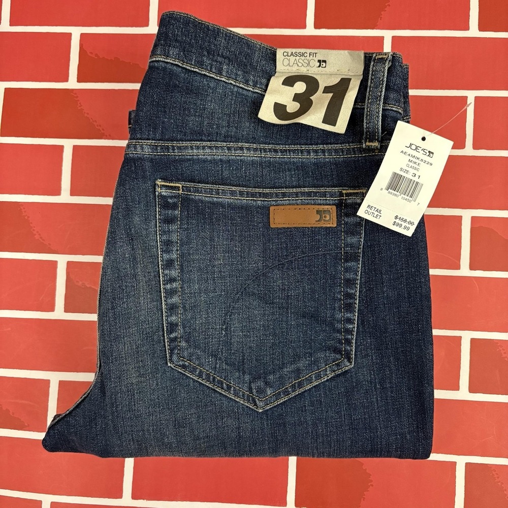 Joe's Jeans The Classic Mens 31x32 Blue Mike Wash NEW NWT
